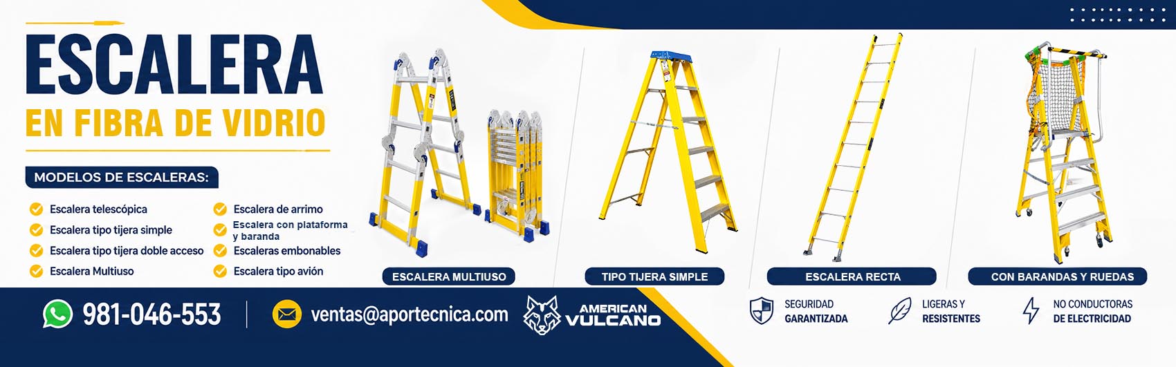 escalera fibra de vidrio american vulcano