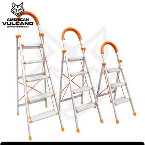 Escalera de aluminio banquetas reforzadas